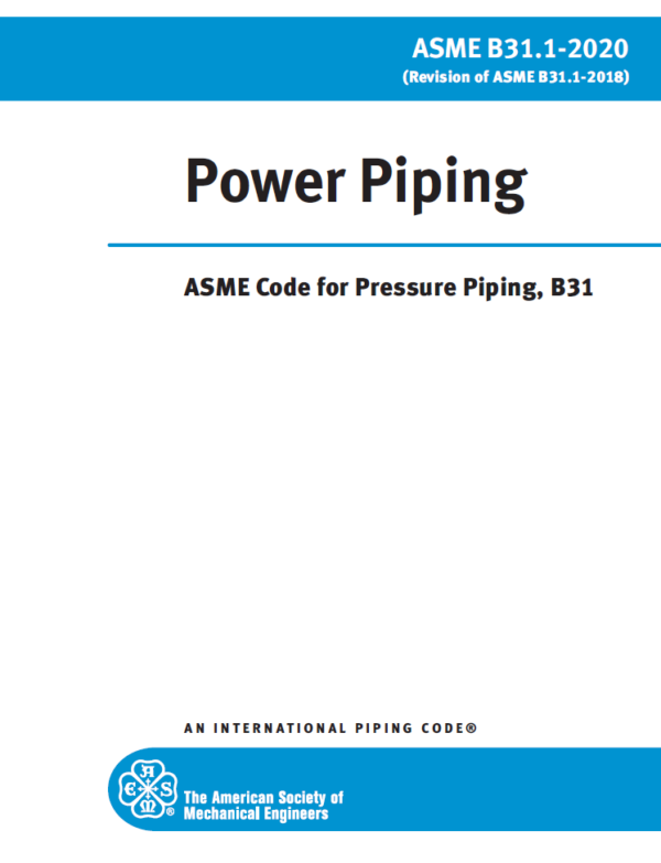 ASME B31.1- 2020