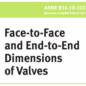 ASME B16.10-2022