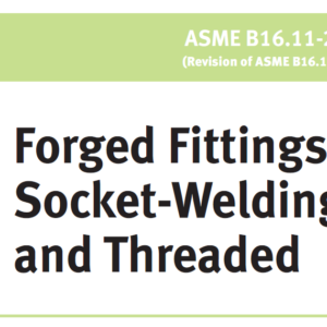 ASME B16.11- 2016