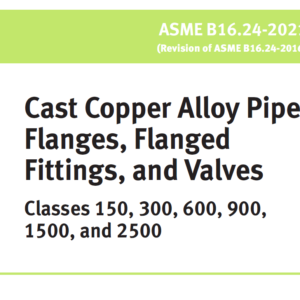 ASME B16.24- 2021