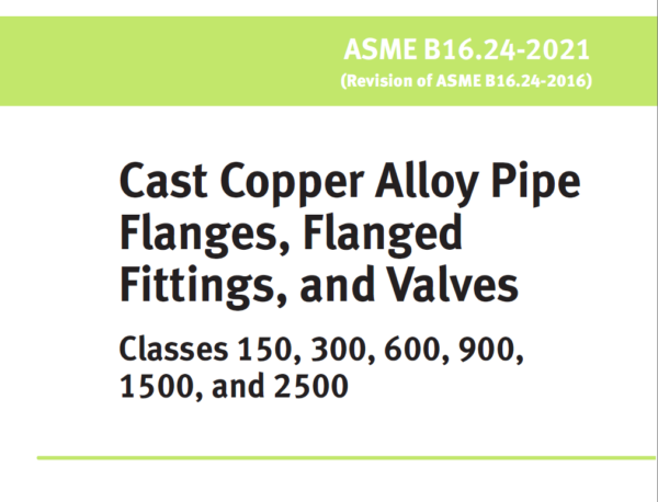 ASME B16.24- 2021