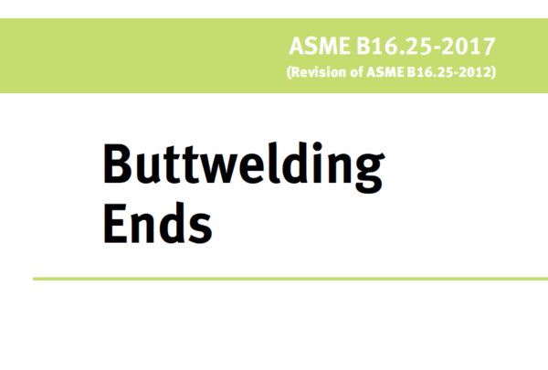 ASME B16.25- 2017