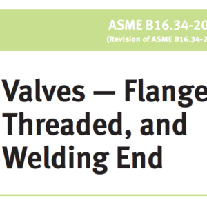 ASME B16.34 - 2017