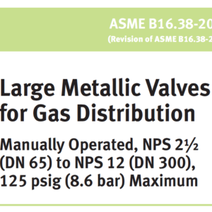 ASME B16.38- 2012