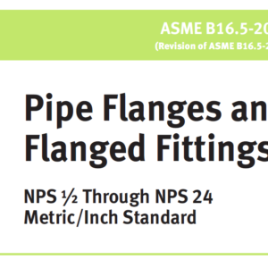 ASME B16.5- 2020