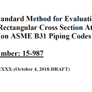 ASME B31W- 2018