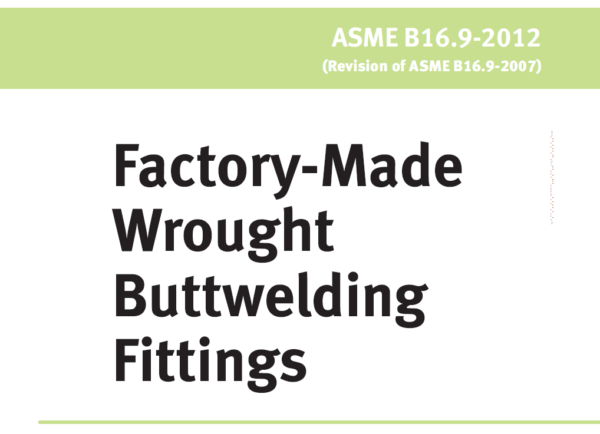 asme b16.9-2012