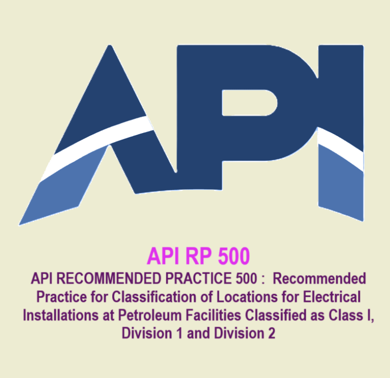API RP 500- 2023- دانلود استاندارد کلاس بندی نواحی در تاسیسات - نفتاگاز
