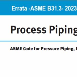 ASME B31.3- 2022- Errata