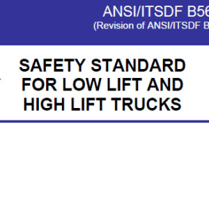 ANSI/ITSDF B56.1- 2020