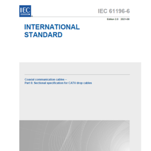 IEC 61196-6- 2021