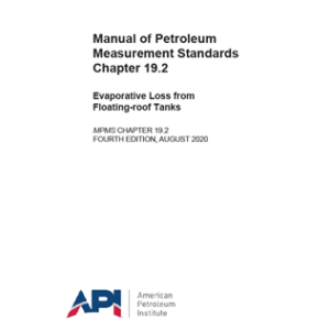 API MPMS-Chapter 19.2- 2020