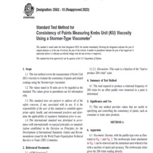 ASTM D562 − 23