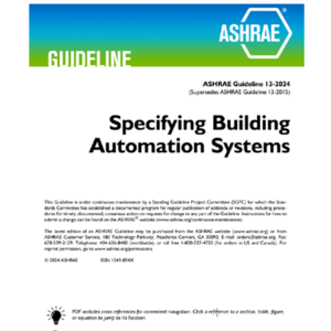 ASHRAE Guideline 13- 2024