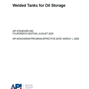 API 650- 2025