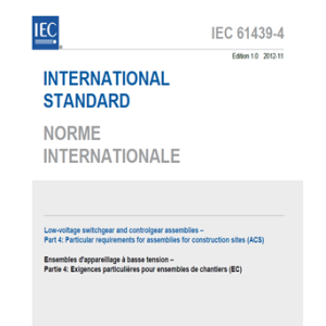 IEC 61439-4-2012
