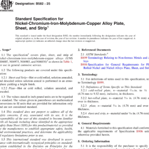 ASTM B582-25