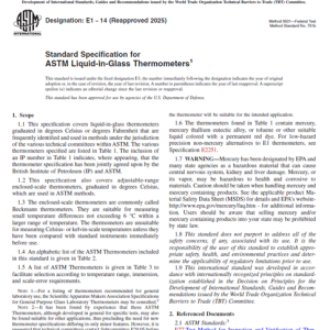 ASTM E1 − 25